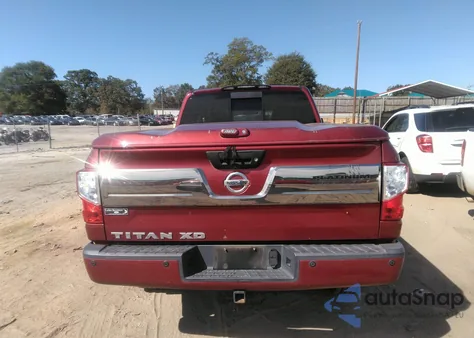 2016 Nissan Titan Xd Platinum Reserve Diesel из США, поврежденный, VIN 1N6BA1F20GN503350
